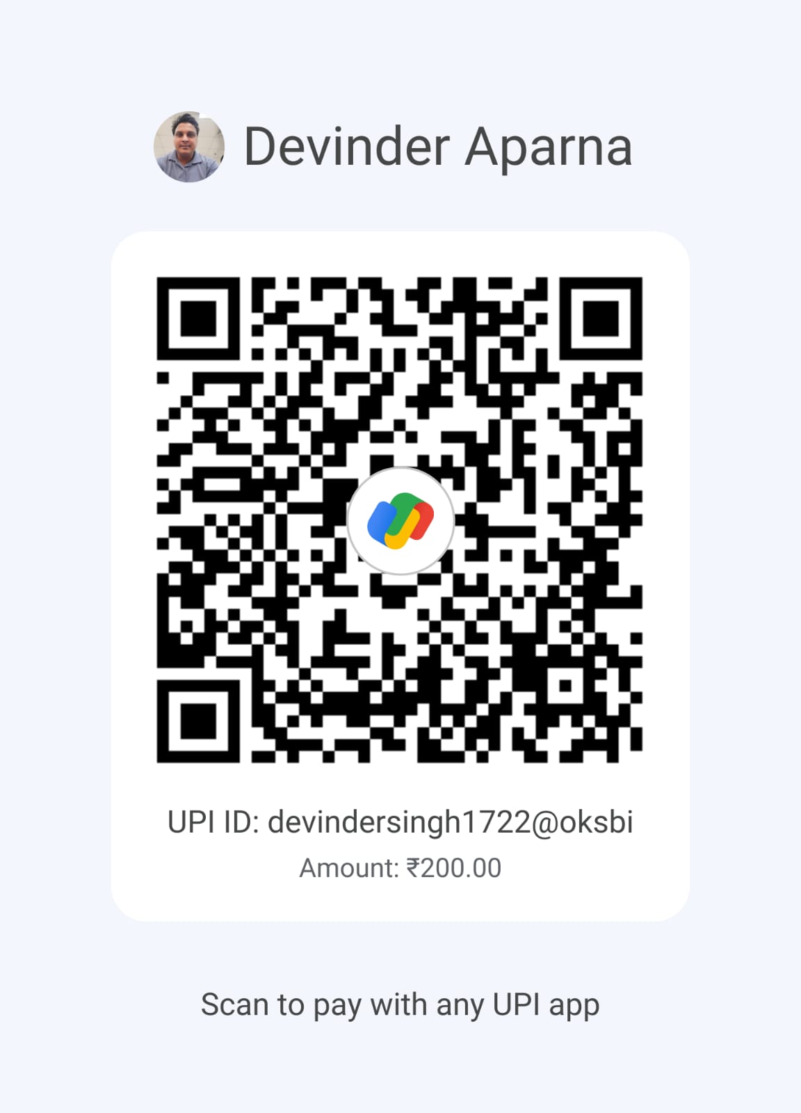 Official Payment QR Code